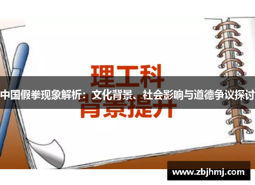 中国假拳现象解析：文化背景、社会影响与道德争议探讨